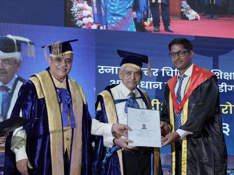 MCh degree from PGI