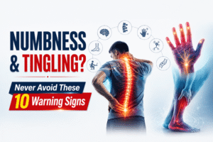 Patient experiencing numbness and tingling in hand with neurological warning signs explained by Dr Kavindra Singh neurosurgeon