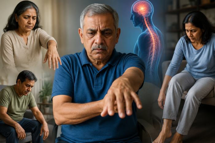 Sudden weakness in one hand and leg explained by a Neurosurgeon in Narnaul